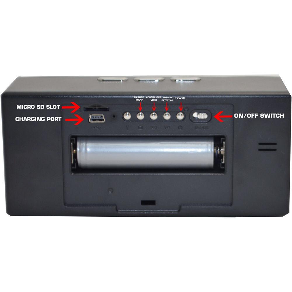 Mini Gadgets Desk Clock with 1080p Covert Camera