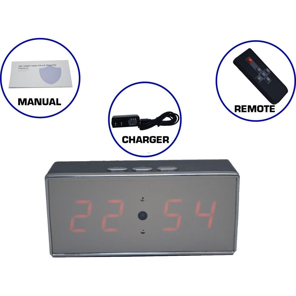 Mini Gadgets Desk Clock with 1080p Covert Camera
