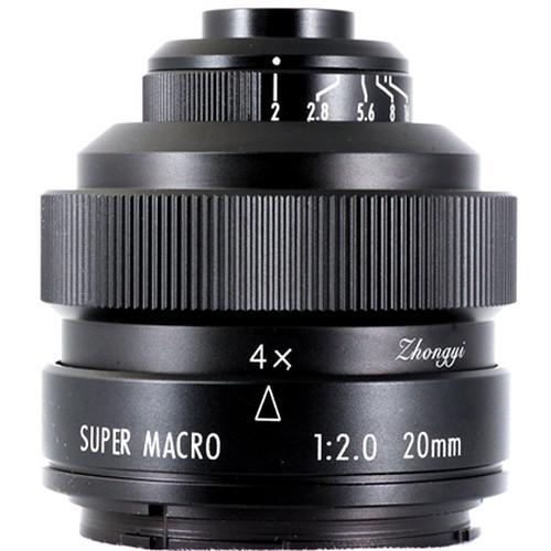 Mitakon Zhongyi 20mm f 2 4.5x Super Macro Lens for Canon EF-M, Mitakon, Zhongyi, 20mm, f, 2, 4.5x, Super, Macro, Lens, Canon, EF-M