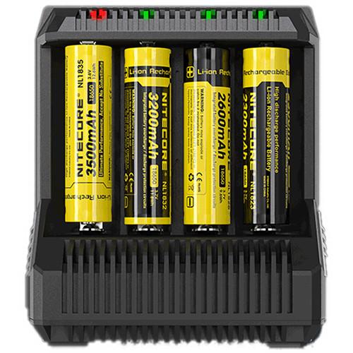 Nitecore i8 Multi-Slot Intelligent Charger for Lithium-Ion, NiMH, or NiCD Batteries