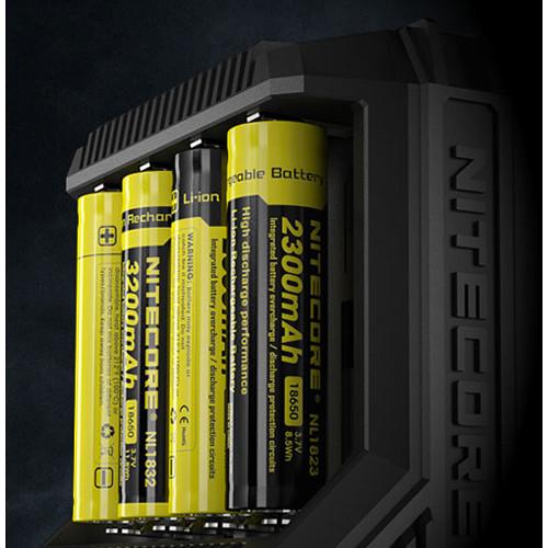 Nitecore i8 Multi-Slot Intelligent Charger for Lithium-Ion, NiMH, or NiCD Batteries