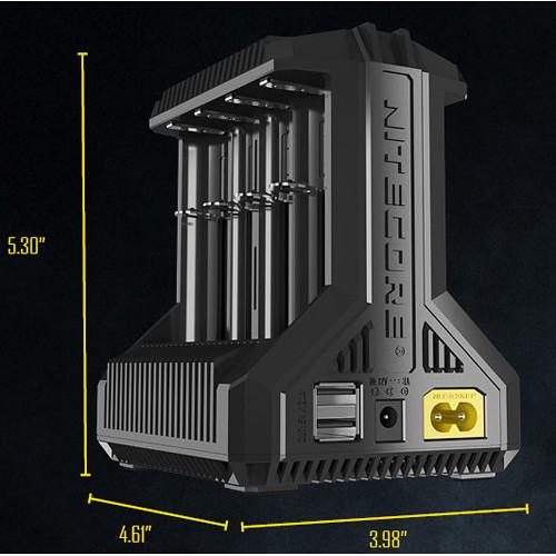 Nitecore i8 Multi-Slot Intelligent Charger for Lithium-Ion, NiMH, or NiCD Batteries
