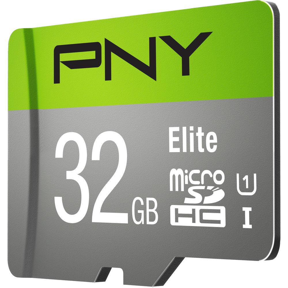PNY Technologies 32GB Elite UHS-I microSDHC Memory Card