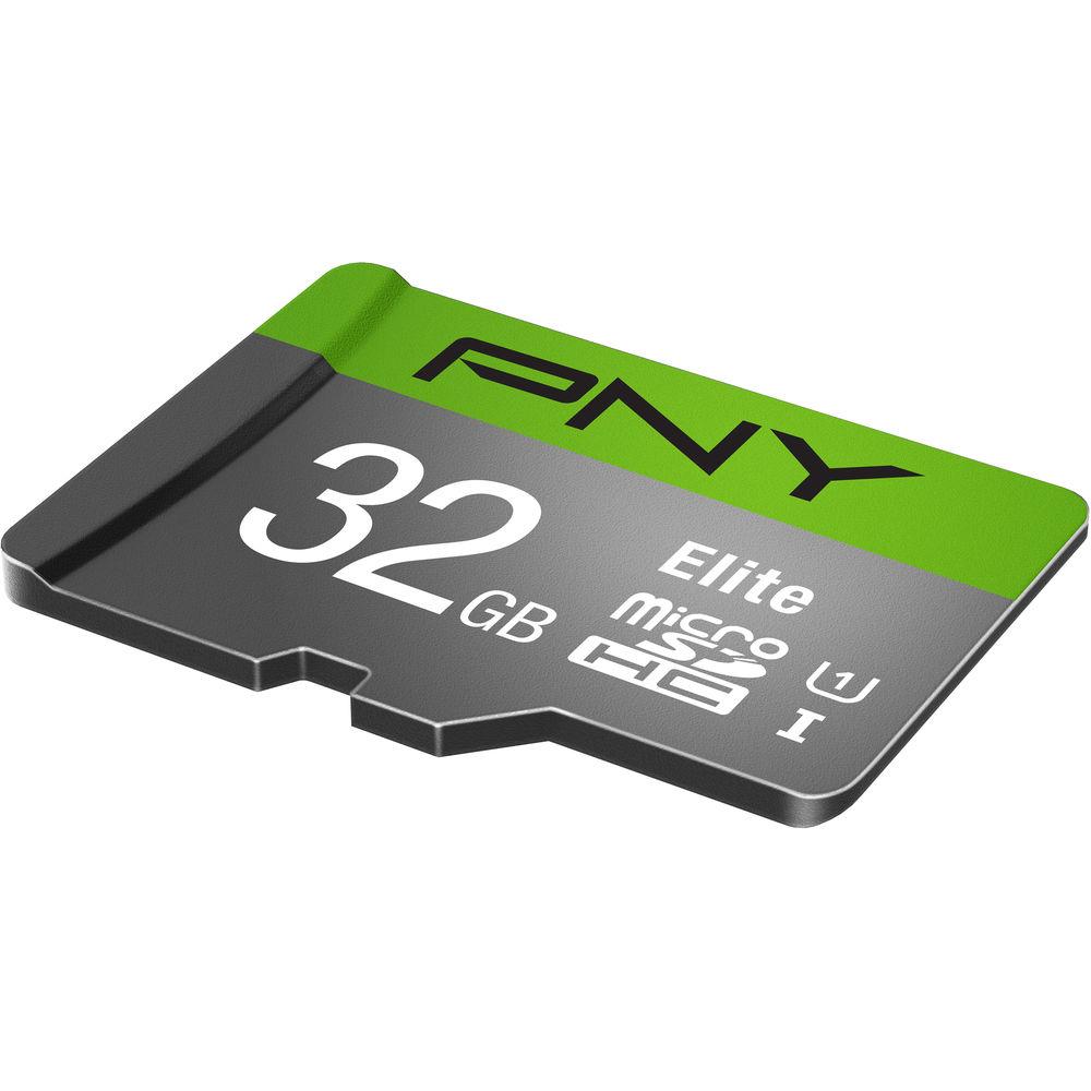 PNY Technologies 32GB Elite UHS-I microSDHC Memory Card