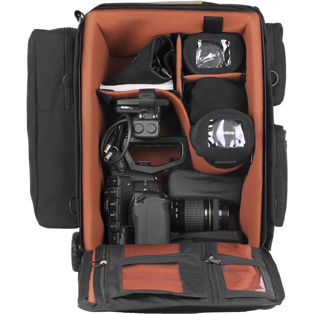 Porta Brace Wheeled Rigid-Frame Backpack for Canon EOS C500 Camera