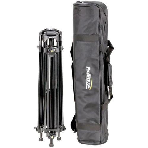 ProAm USA Professional Tandem-Leg Video Tripod with 75mm Bowl Mount