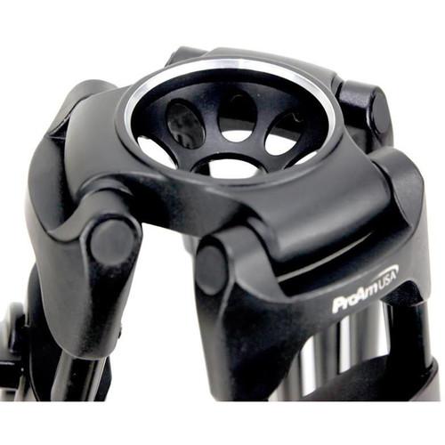 ProAm USA Professional Tandem-Leg Video Tripod with 75mm Bowl Mount