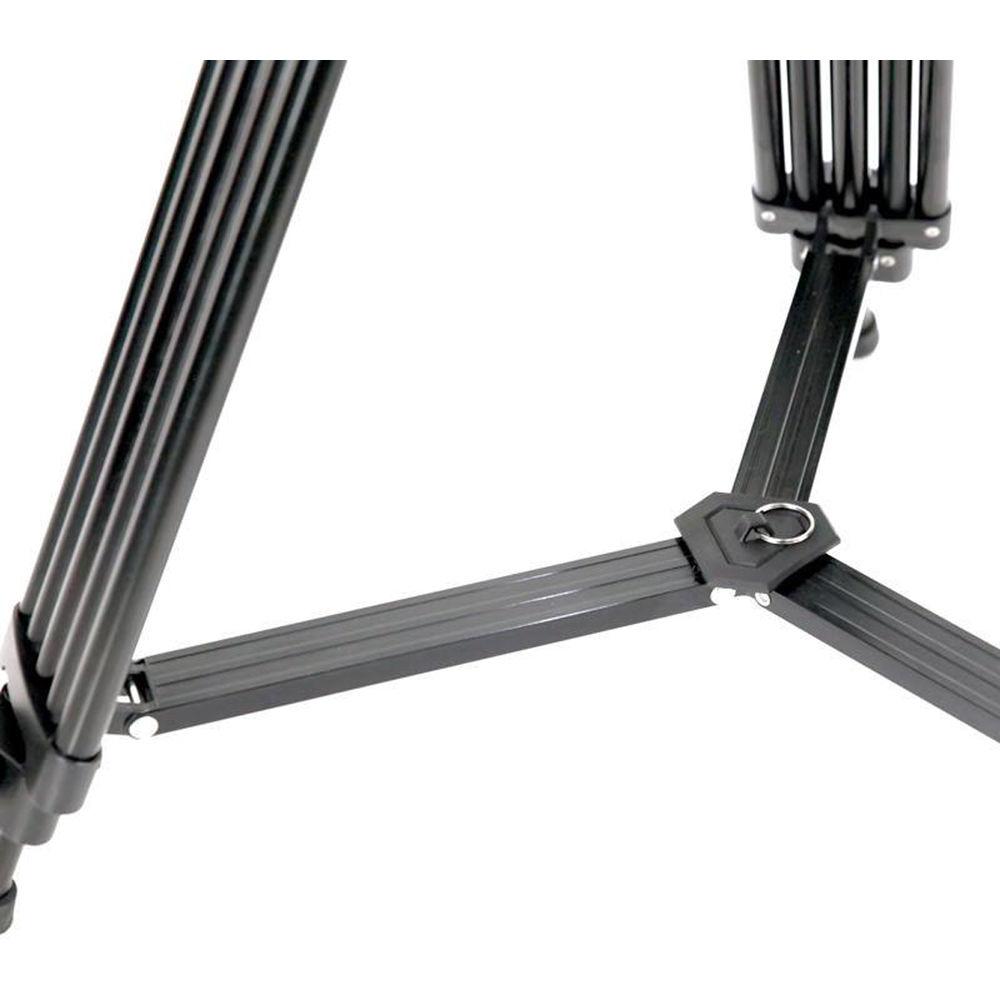 ProAm USA Professional Tandem-Leg Video Tripod with 75mm Bowl Mount