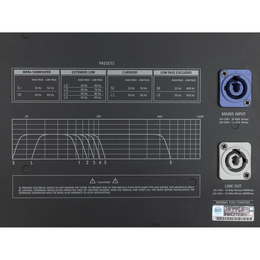 RCF SUB 9007-AS Active 2 x 21" Subwoofer with RDNet Control