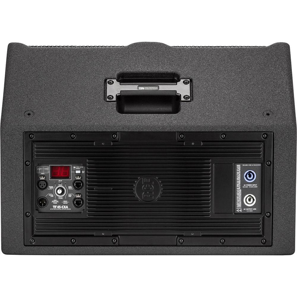RCF TT45-CXA Active 2200W Floor Monitor with 2x10" Cabinet