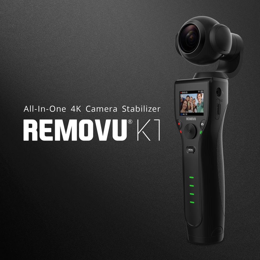 REMOVU K1 3-Axis Handheld Gimbal with 4K Camera, REMOVU, K1, 3-Axis, Handheld, Gimbal, with, 4K, Camera