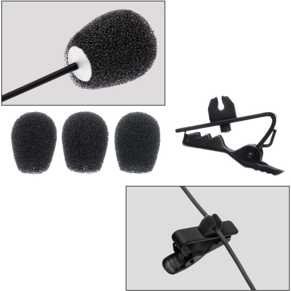 Senal UEM-155-35H-BK Omni Earset Microphone with 3.5mm Locking Connector for Sennheiser Transmitters