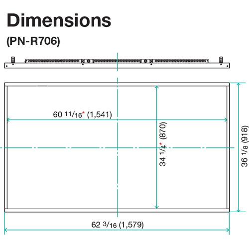 Sharp PN-R706-Series 70"-Class Full HD Commercial LED Monitor