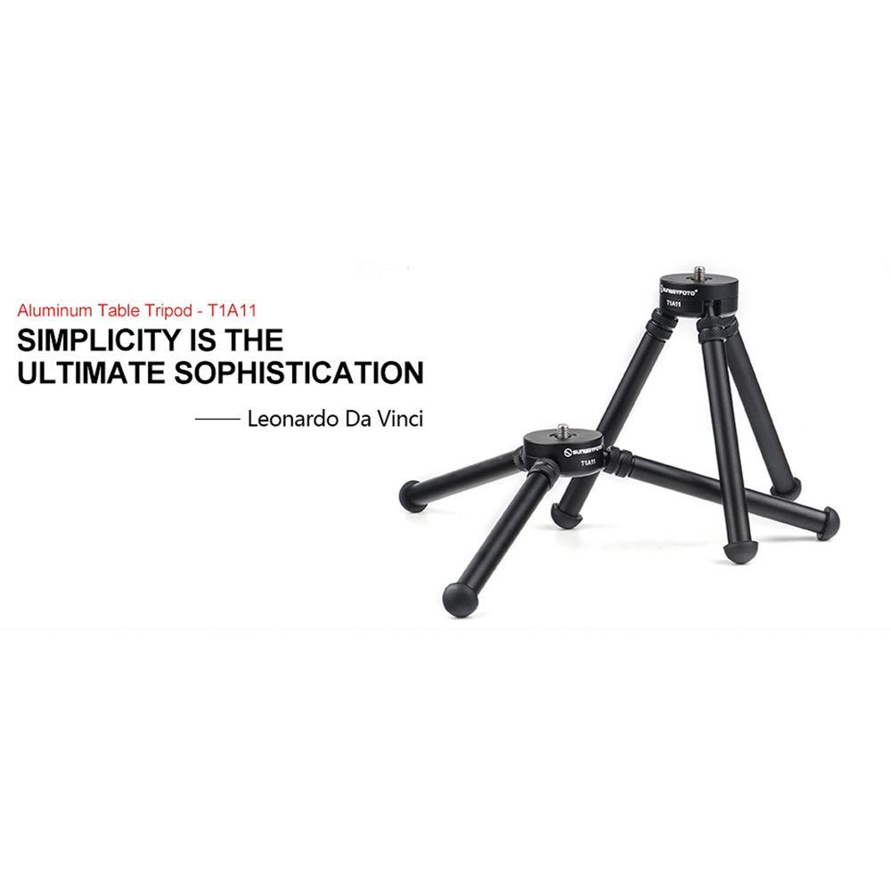 Sunwayfoto T1A11 Aluminum Tabletop Tripod