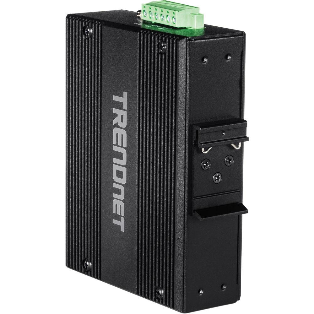 TRENDnet 6-Port Industrial Gigabit PoE DIN-Rail Switch