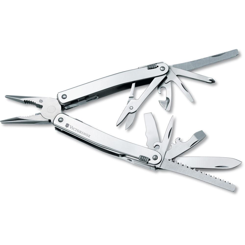 Victorinox SwissTool Spirit X with Leather Pouch