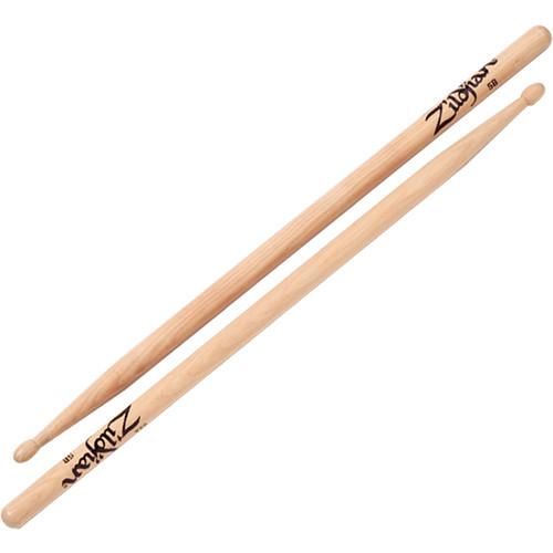 Zildjian 5B Hickory Drumsticks with Tear-Drop Wood Tips
