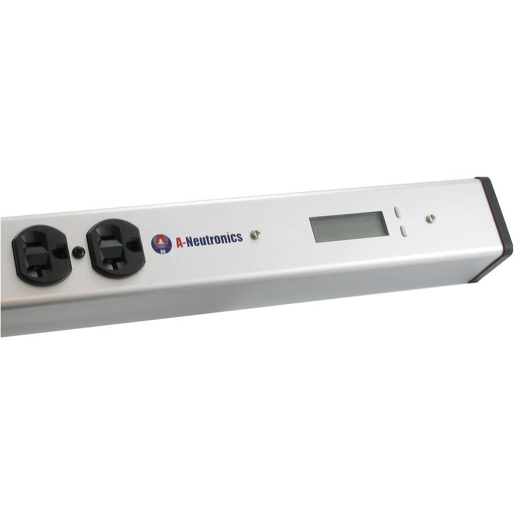A-Neutronics 24-Outlet Vertical Mount Power Strip with LCD Display