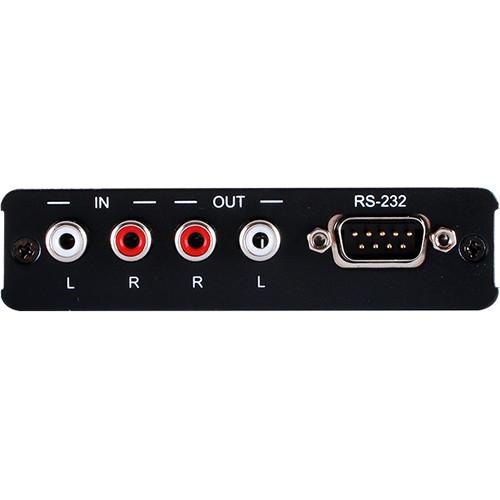 A-Neuvideo Analog Stereo Audio & RS-232 over Cat5e 6 7 Extender Receiver