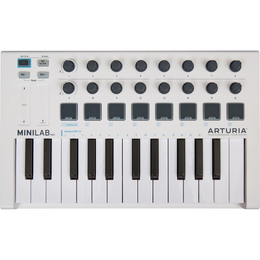 Arturia MiniLab Mk II - Portable USB-MIDI Controller