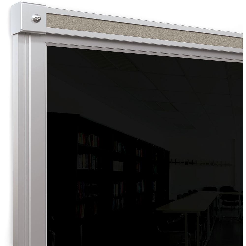 Balt Framed Magnetic Glass Dry Erase Whiteboard