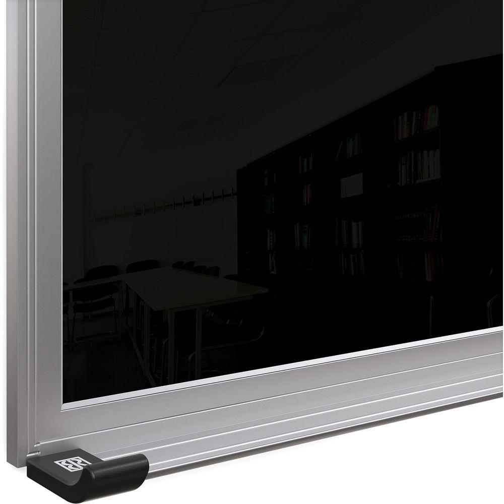 Balt Framed Magnetic Glass Dry Erase Whiteboard