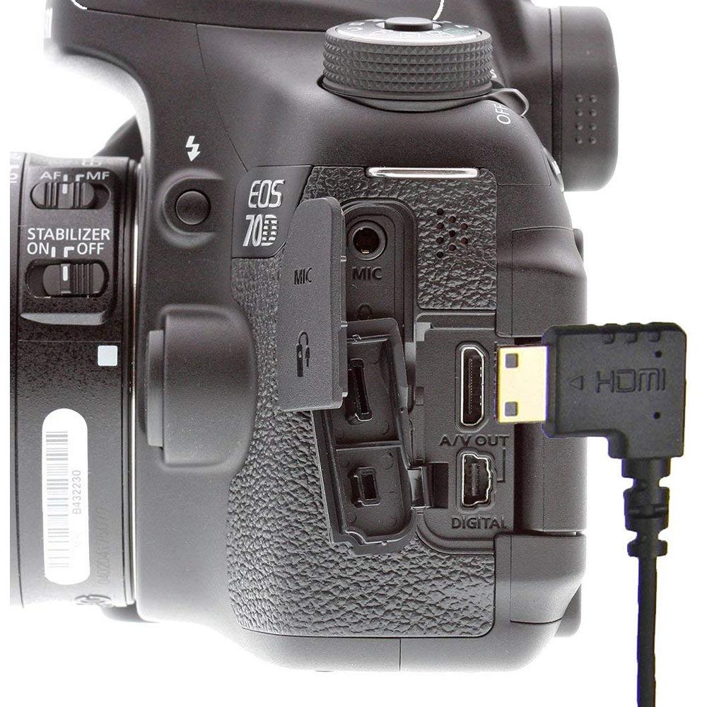 Camera Motion Research UFAR90C15 Thin Right-Angle Mini-HDMI to HDMI Cable