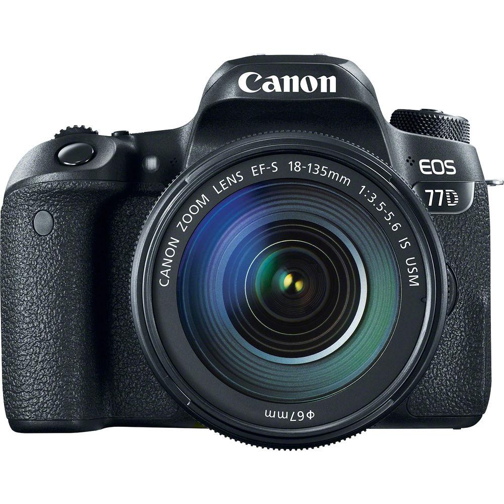 Canon EOS 77D DSLR Camera with 18-135mm USM Lens