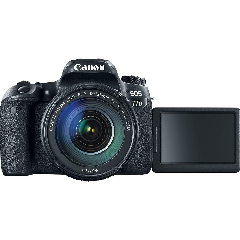 Canon EOS 77D DSLR Camera with 18-135mm USM Lens