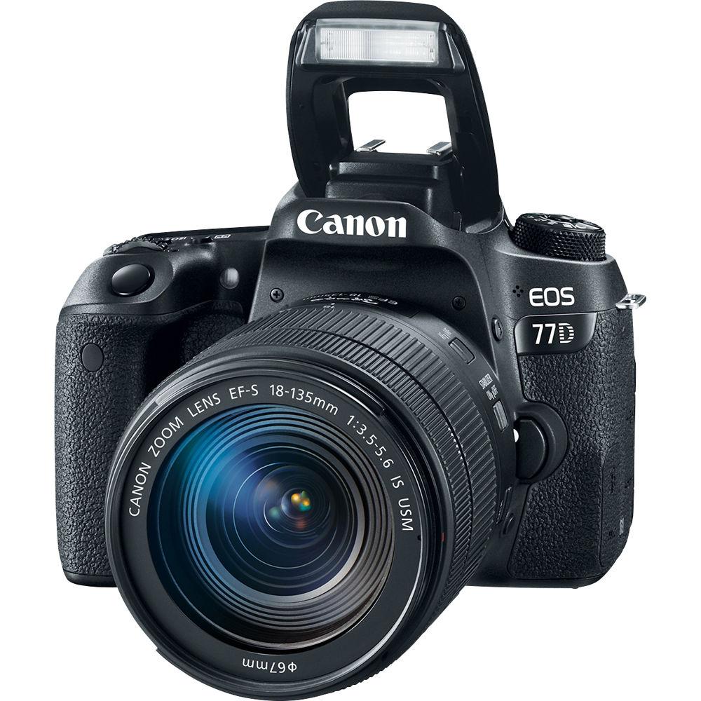 Canon EOS 77D DSLR Camera with 18-135mm USM Lens