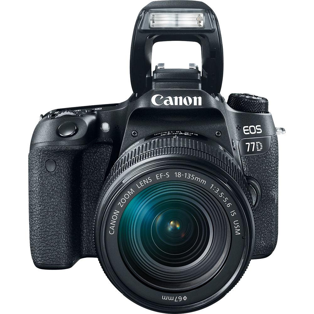 Canon EOS 77D DSLR Camera with 18-135mm USM Lens