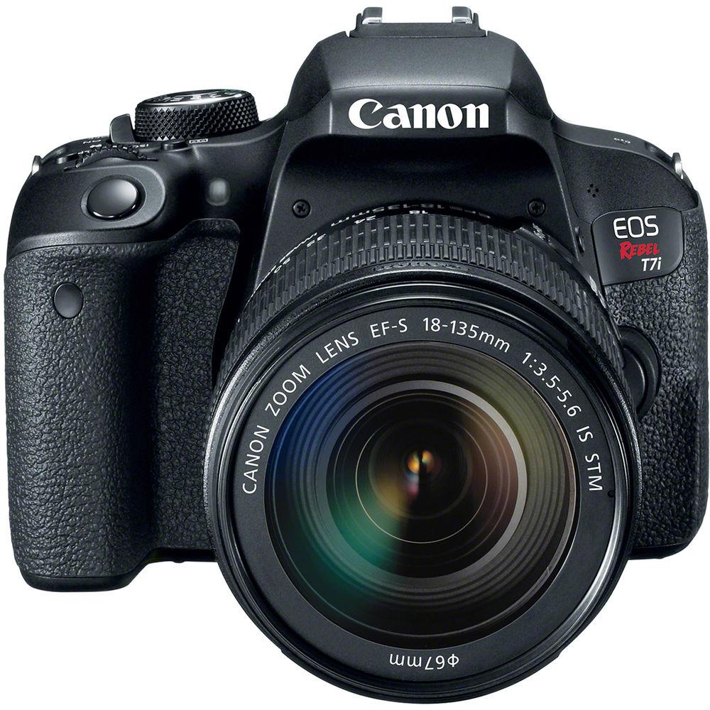 Canon EOS Rebel T7i DSLR Camera with 18-135mm Lens