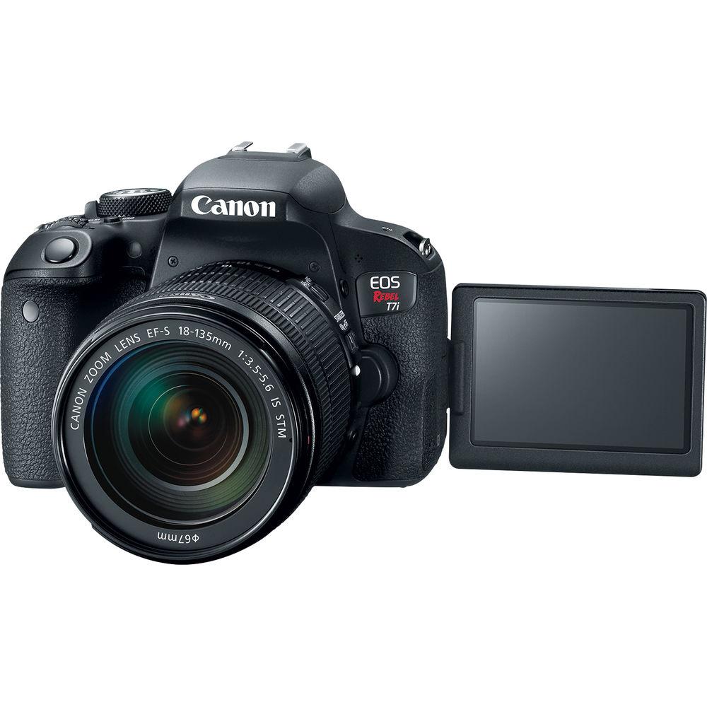 Canon EOS Rebel T7i DSLR Camera with 18-135mm Lens