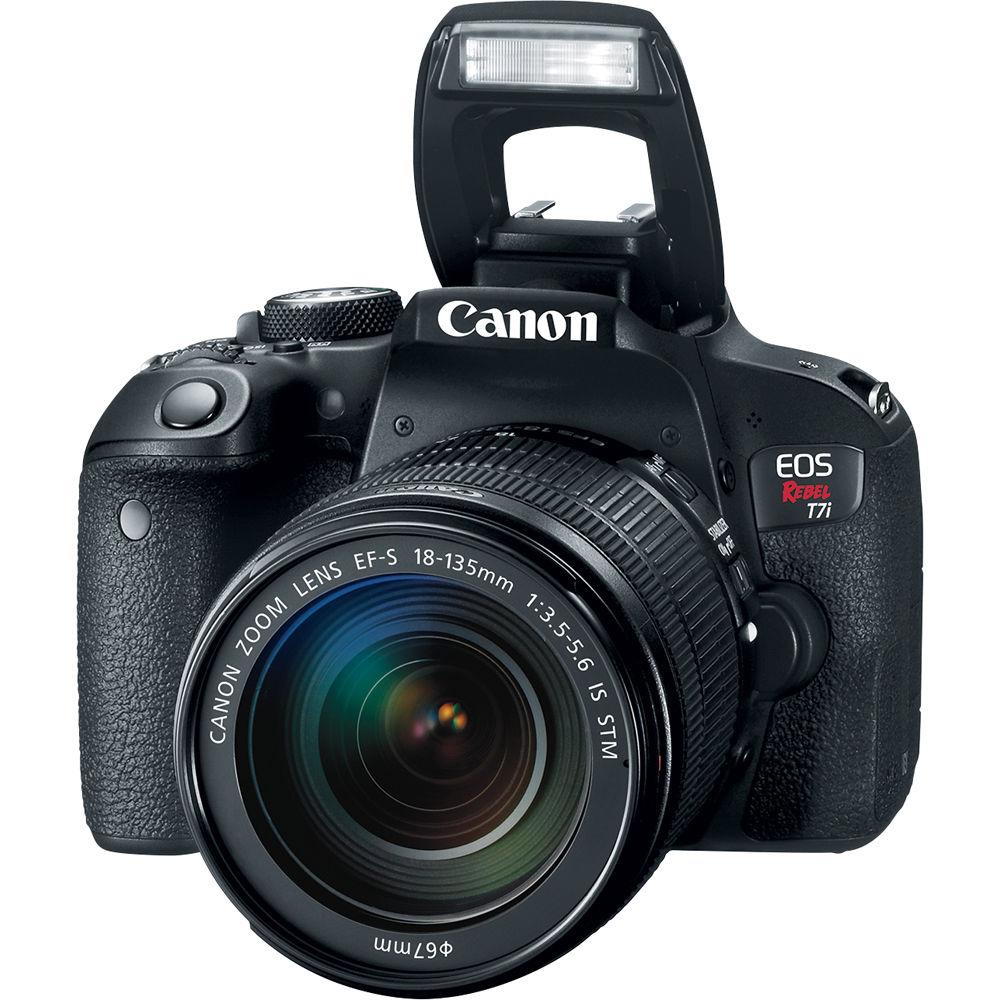 Canon EOS Rebel T7i DSLR Camera with 18-135mm Lens