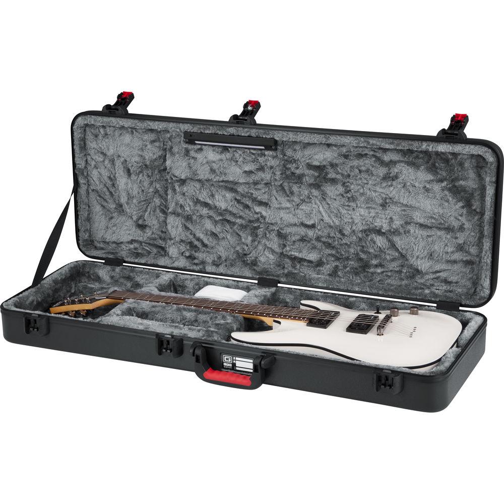 Gator Cases GTSA-GTRELEC-LED TSA Series ATA Molded Case with Built-In LED Light for Electric Guitars
