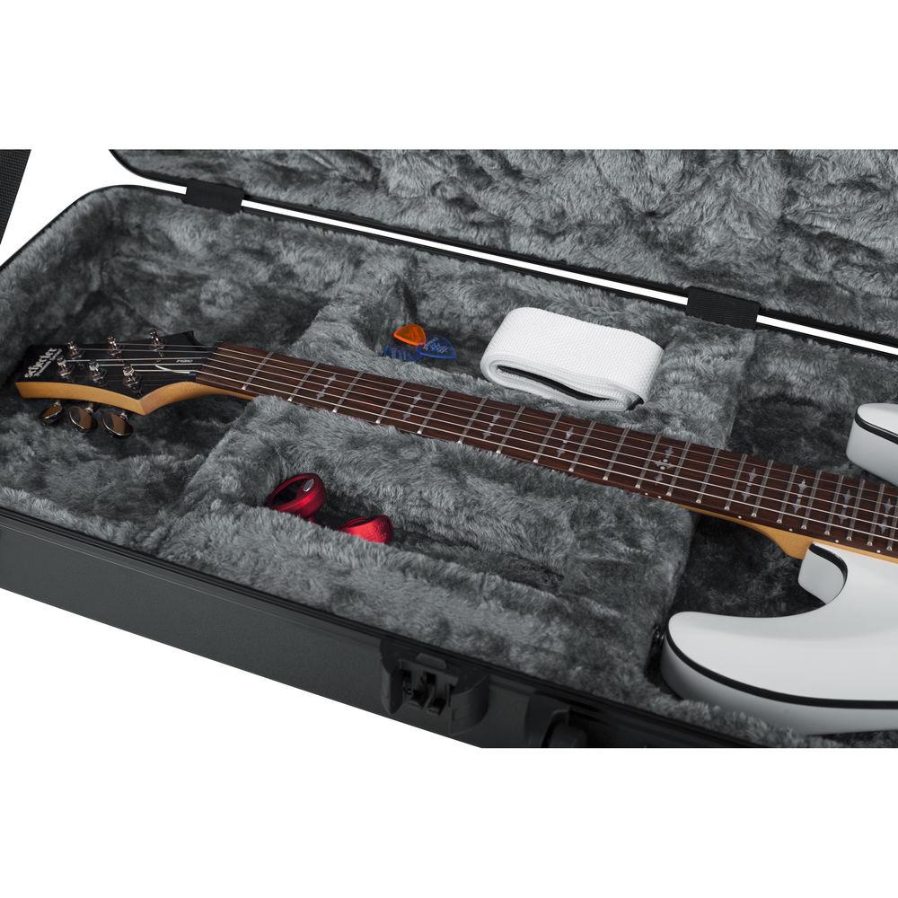 Gator Cases GTSA-GTRELEC-LED TSA Series ATA Molded Case with Built-In LED Light for Electric Guitars