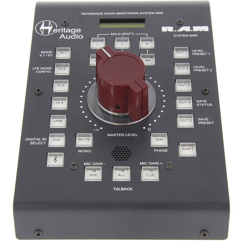 Heritage Audio RAM System 5000 5.1 Rackmount Monitoring System, Heritage, Audio, RAM, System, 5000, 5.1, Rackmount, Monitoring, System