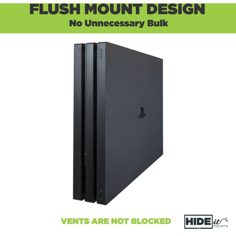 HIDEit Mounts PS4 Pro Wall Mount for Sony PlayStation 4 Pro