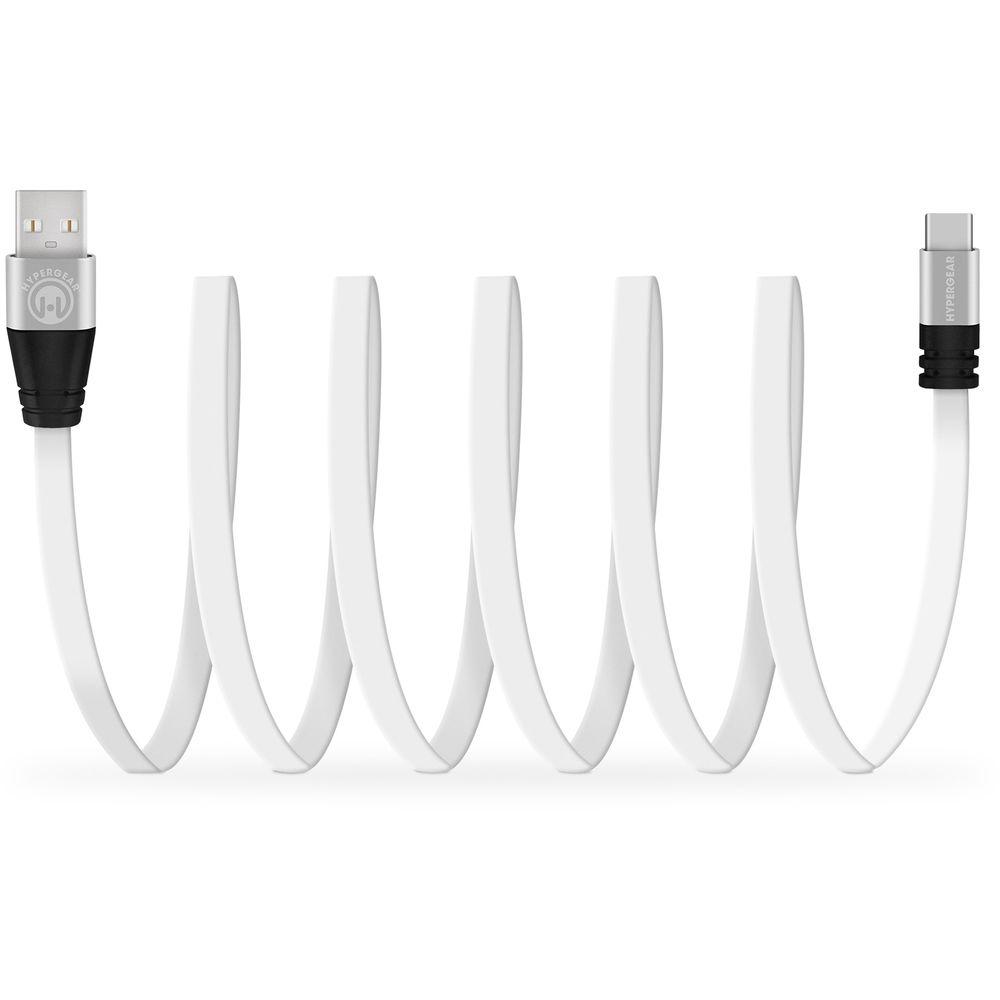HyperGear Flexi USB 2.0 Type-A to USB Type-C Charge & Sync Flat USB Cable