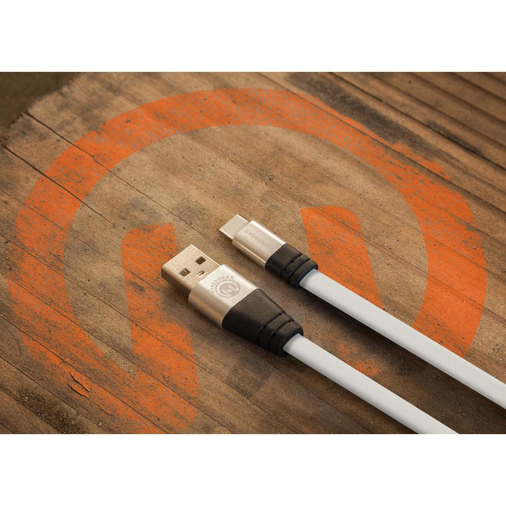 HyperGear Flexi USB 2.0 Type-A to USB Type-C Charge & Sync Flat USB Cable