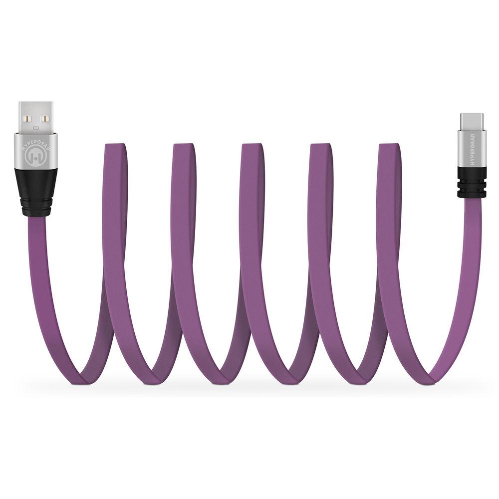 HyperGear Flexi USB 2.0 Type-A to USB Type-C Charge & Sync Flat USB Cable