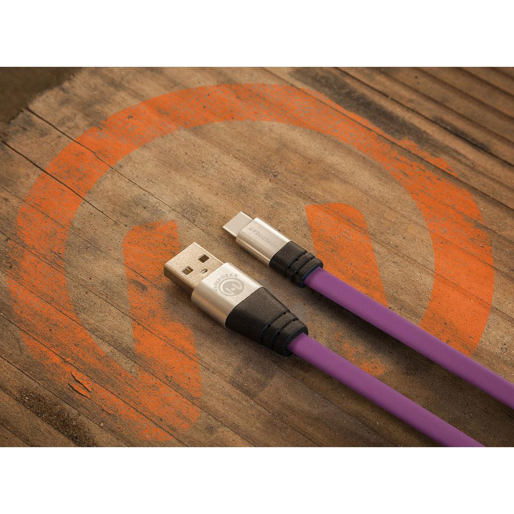 HyperGear Flexi USB 2.0 Type-A to USB Type-C Charge & Sync Flat USB Cable