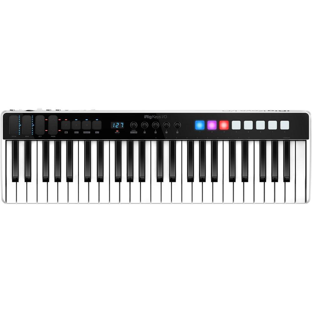 IK Multimedia iRig Keys I O - Controller Audio Interface for iPhone, iPad, and Mac Windows
