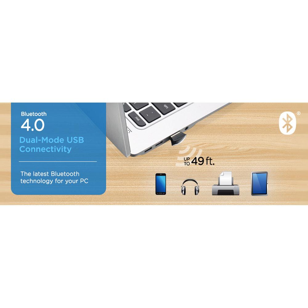 IOGEAR Bluetooth 4.0 Dual-Mode USB Mini Adapter, IOGEAR, Bluetooth, 4.0, Dual-Mode, USB, Mini, Adapter