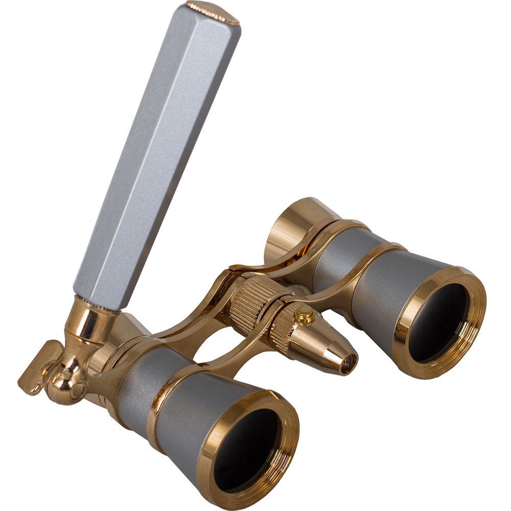 Levenhuk Broadway 325N Opera Glasses with Lorgnette