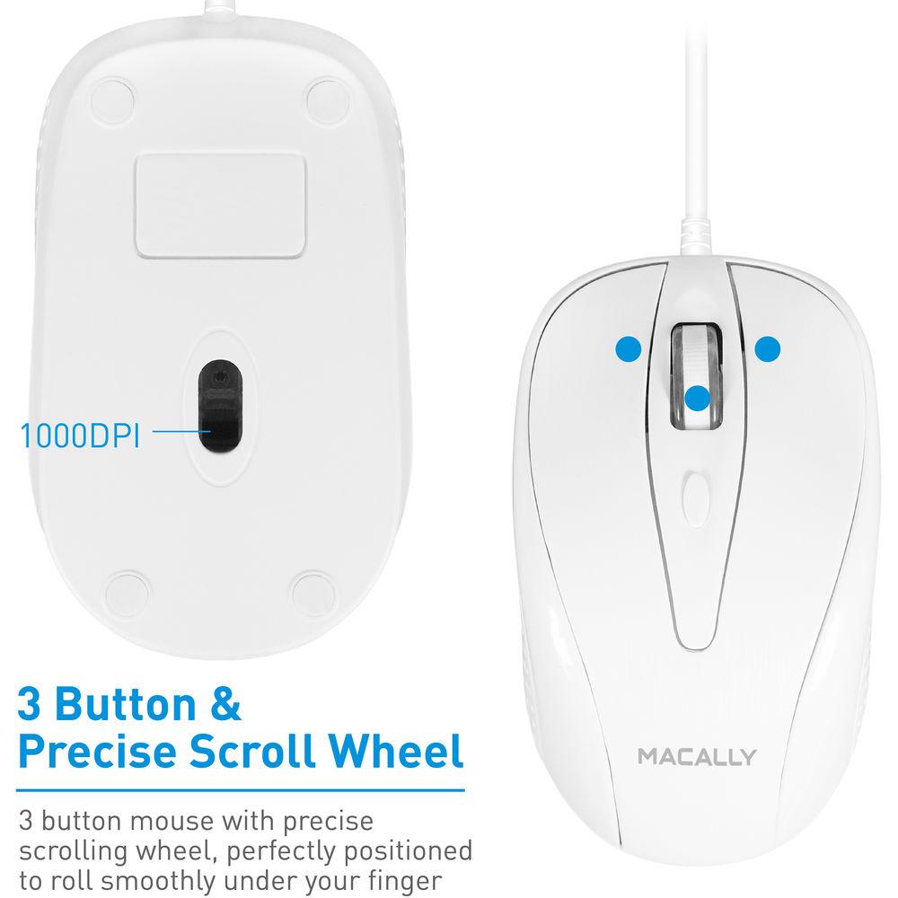 Macally UCTURBO Wired Mouse