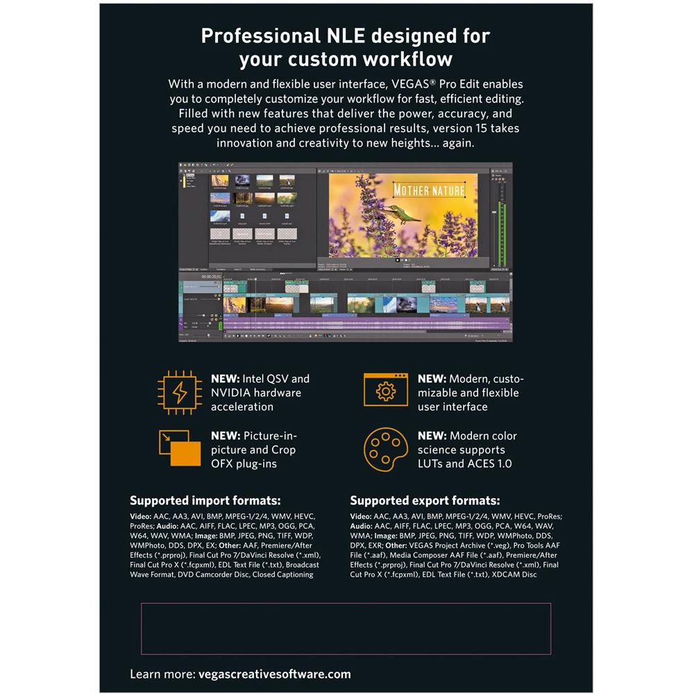 MAGIX Entertainment VEGAS Pro 15 Edit