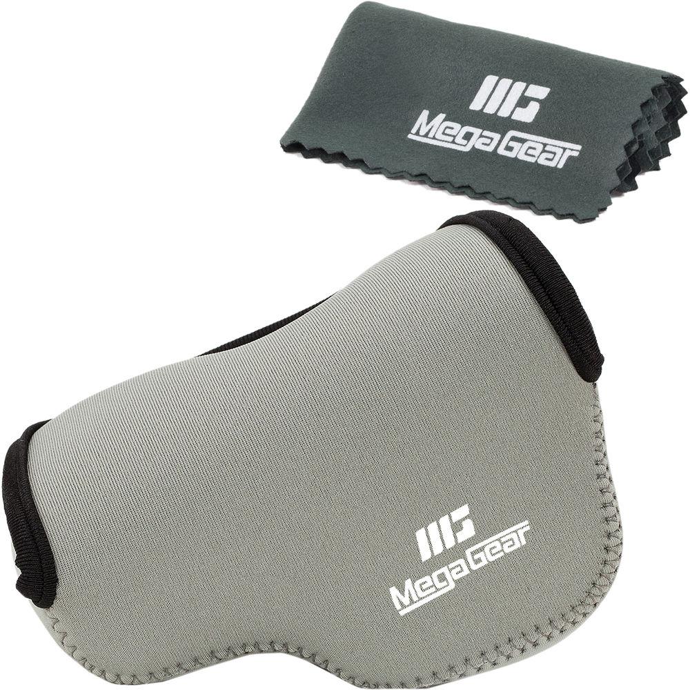 MegaGear Ultra-Light Neoprene Camera Case with Carabiner for Panasonic LUMIX DMC-LX100