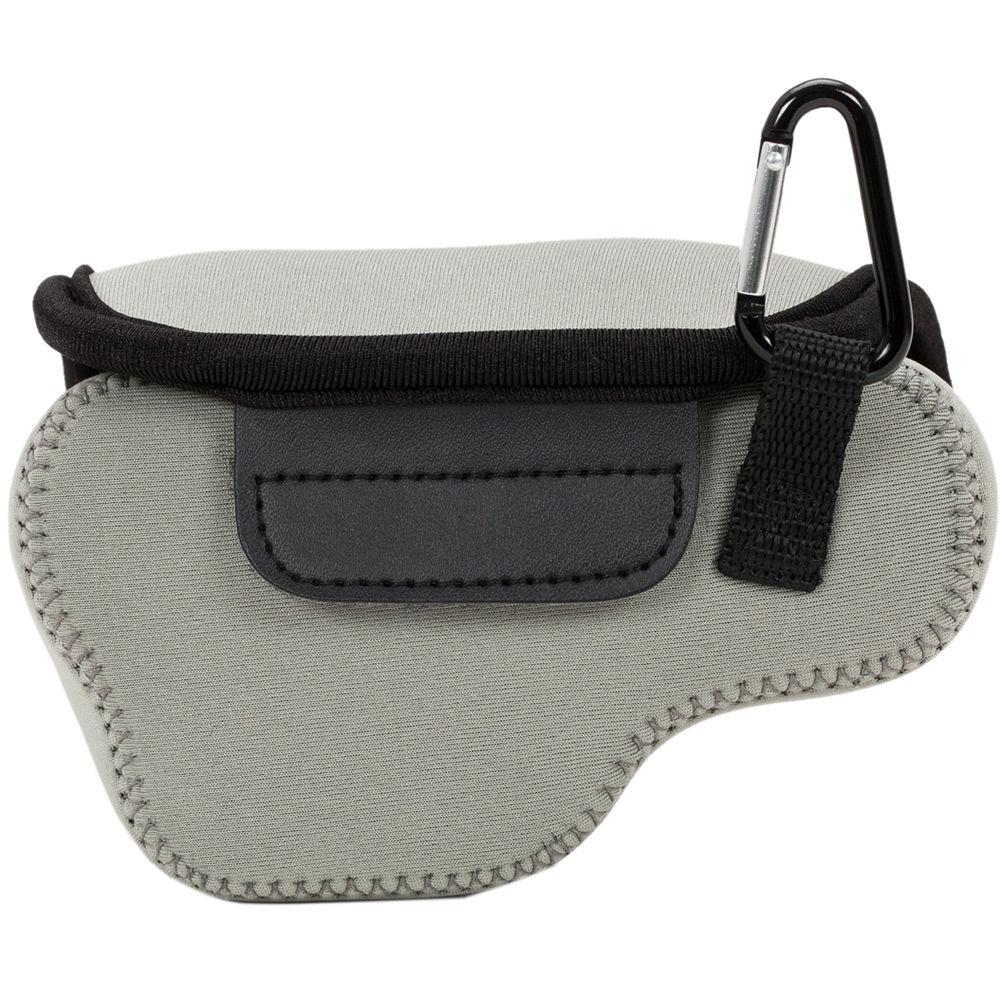 MegaGear Ultra-Light Neoprene Camera Case with Carabiner for Panasonic LUMIX DMC-LX100