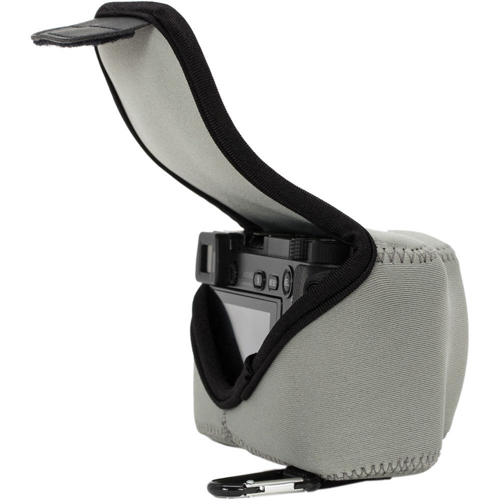 MegaGear Ultra-Light Neoprene Camera Case with Carabiner for Panasonic LUMIX DMC-LX100